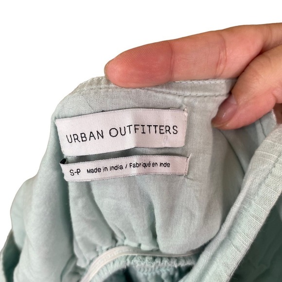 Urban Outfitters Pastel Blue Hailey Tiered Coquette Mini Dress SZ S - Picture 9 of 9